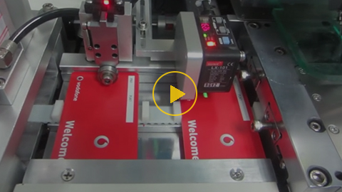 Automatic Smart Card Milling and Implanting Machine, WT-007SCMEM