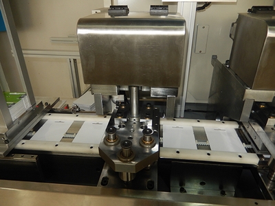 Servo punching & creasing unit